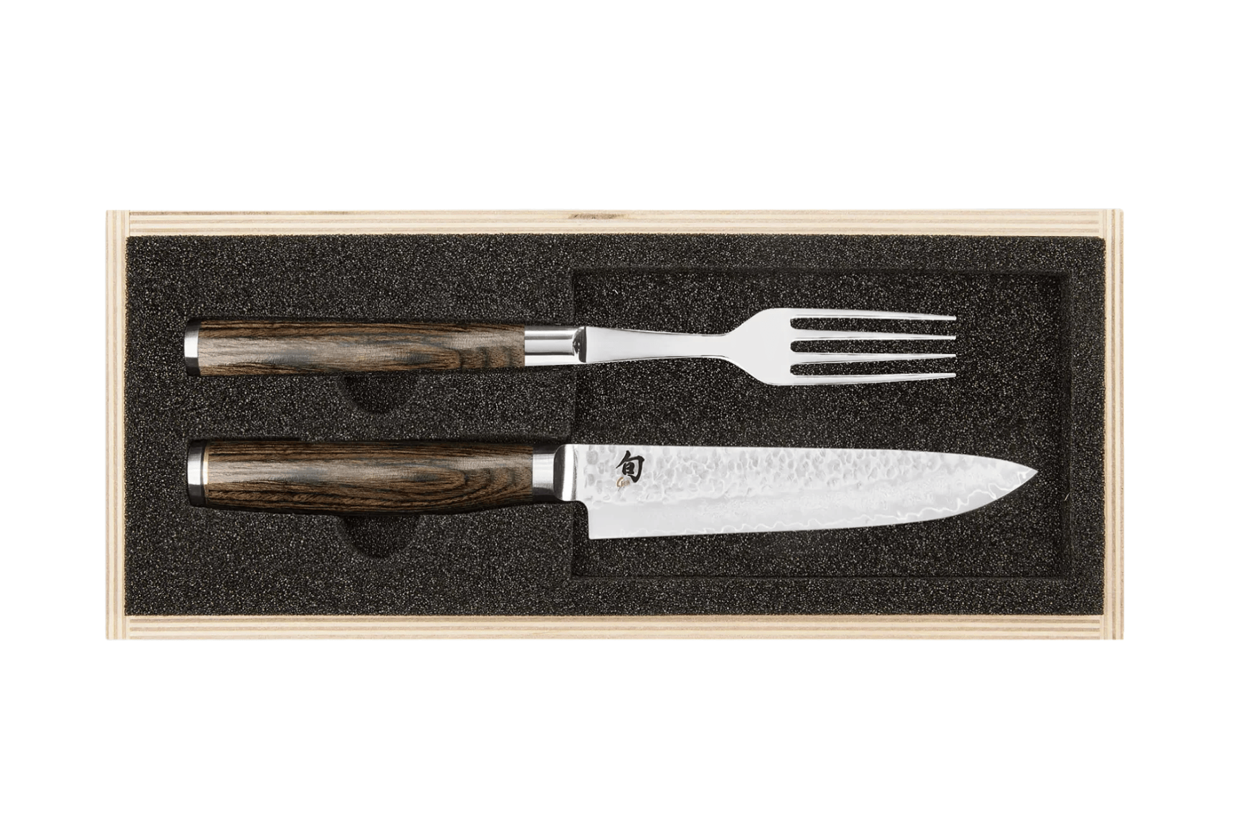 Coffret 2 couverts japonais Kai Shun Premier Tim Mälzer - Couteau et fourchette de table