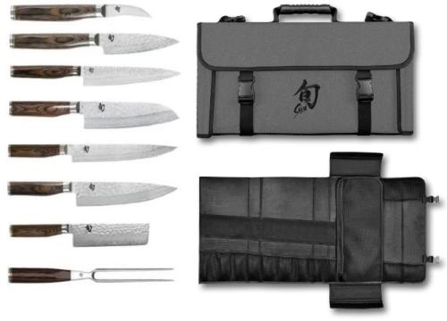 MALLETTE DE COUTEAUX DE CUISINE JAPONAIS KAI SHUN PREMIER - SHUN PRE